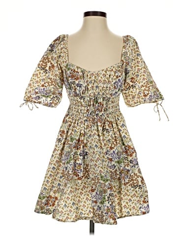 Olivaceous Casual Dress (view 1)