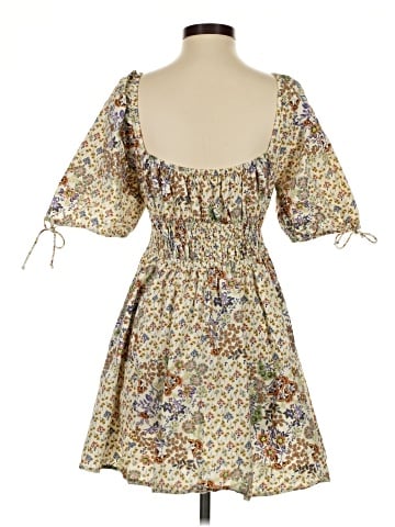 Olivaceous Casual Dress (view 2)