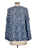 Old Navy 100% Rayon Blue 3/4 Sleeve Blouse Size L - photo 2