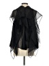 Shein Black Short Sleeve Blouse Size XS - photo 2