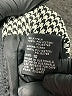 Unbranded 100% Polyester Houndstooth Gray Black Casual Skirt Size 10 - photo 4