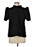 THML Black Short Sleeve Blouse Size M - photo 1