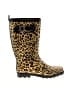 Unbranded Animal Print Yellow Rain Boots Size 8 - photo 1