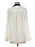 Express 100% Polyester Ivory Long Sleeve Blouse Size M - photo 2