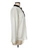 Express 100% Polyester Ivory Long Sleeve Blouse Size M - photo 4