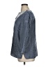 Talbots 100% Linen Stripes Blue 3/4 Sleeve Blouse Size XL - photo 5