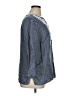 Talbots 100% Linen Stripes Blue 3/4 Sleeve Blouse Size XL - photo 4