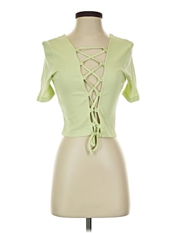Noisy May Short Sleeve Turtleneck (view 1)