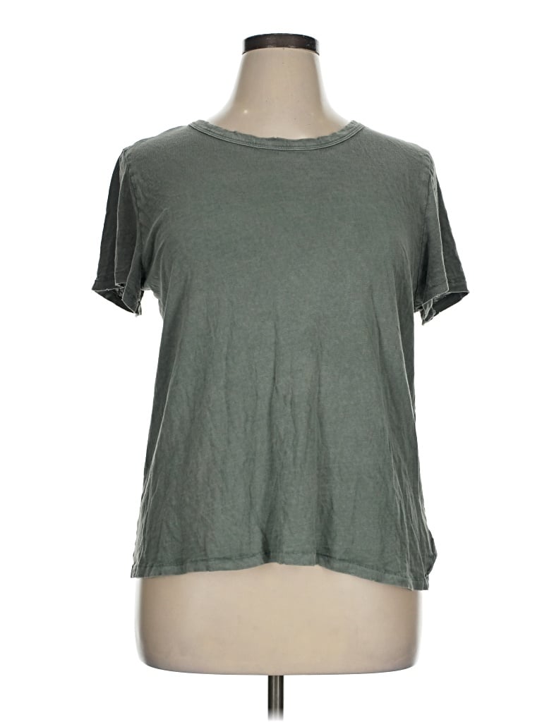 Pre-owned Aerie Short Sleeve T-shirt In Green