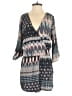 Charlie Jade 100% Silk Print Gray Romper Size S - photo 1