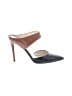 Kenneth Cole New York 100% Leather Color Block Solid Black Heels Size 8 - photo 1