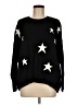 Vince Camuto Stars Black Pullover Sweater Size M - photo 1