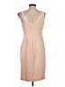 Marina Solid Tan Cocktail Dress Size 4 - photo 2