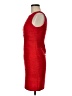 Unbranded 100% Polyester Solid Red Cocktail Dress Size 7 - photo 5
