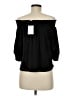 Generation Love 100% Polyester Black 3/4 Sleeve Blouse Size M - photo 2