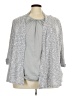 Faded Glory 100% Polyester Gray Cardigan Size 4X - photo 1