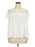 August Mist 100% Rayon Ivory Short Sleeve Blouse Size 2X - photo 1
