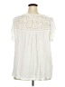 August Mist 100% Rayon Ivory Short Sleeve Blouse Size 2X - photo 2