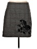 Ann Taylor LOFT Plaid Gray Formal Skirt Size 8 - photo 1