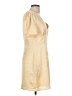 Glamorous 100% Polyester Yellow Casual Dress Size L - photo 4