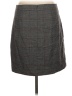 Ann Taylor LOFT Plaid Gray Formal Skirt Size 8 - photo 2