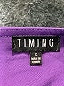 Timing Solid Purple Casual Skirt Size S - photo 3