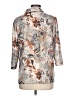 Haband! Floral Gray 3/4 Sleeve Blouse Size L (estimated) - photo 2