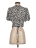 Zara 100% Polyester Ivory Short Sleeve Blouse Size XS - photo 2