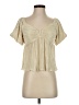 Assorted Brands Ivory Short Sleeve Blouse Size S - photo 1