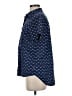 Eddie Bauer Print Blue Short Sleeve Button-Down Shirt Size S - photo 5