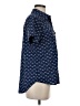 Eddie Bauer Print Blue Short Sleeve Button-Down Shirt Size S - photo 4