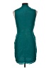 Greylin 100% Silk Teal Cocktail Dress Size L - photo 2