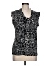 Dana Buchman Black Sleeveless Blouse Size L - photo 1