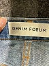 Denim Forum Blue Denim Shorts Size 23 waist - photo 3