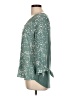 Fortune + Ivy 100% Polyester Green 3/4 Sleeve Blouse Size L - photo 5