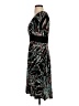 Soprano Print Black Cocktail Dress Size S - photo 5