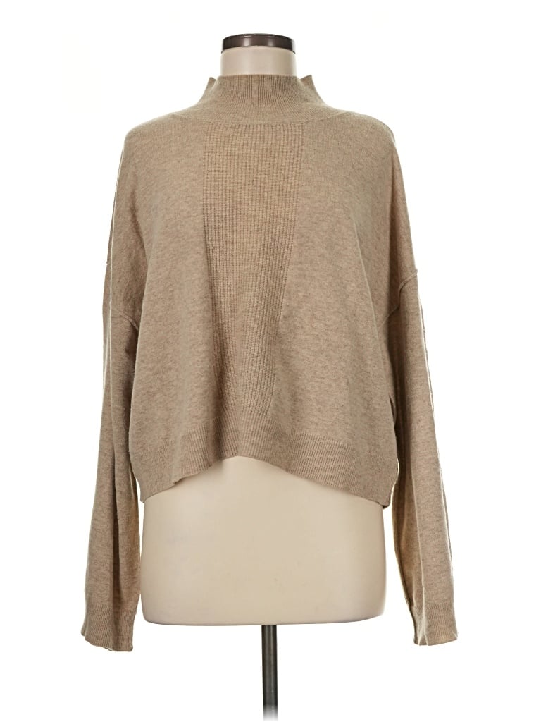 Pre-owned Atm Anthony Thomas Melillo Wool Pullover Sweater In Tan