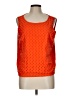 Rafaella 100% Cotton Orange Sleeveless Blouse Size L (estimated) - photo 1