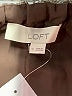 Ann Taylor LOFT 100% Polyester Animal Print Gray Short Sleeve Blouse Size XL - photo 7