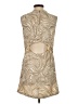 Open Edit 100% Polyester Graphic Tan Cocktail Dress Size S - photo 2