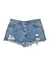 Forever 21 Blue Denim Shorts Size 31 waist - photo 1