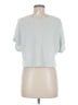 Double Zero Teal Short Sleeve Top Size M - photo 2