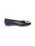 Tory Burch 100% Leather Blue Flats Size 10 - photo 1
