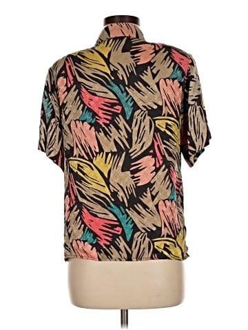 Anne Klein II Short Sleeve Silk Top (view 2)