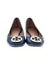 Tory Burch 100% Leather Blue Flats Size 10 - photo 2