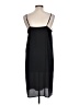 Who What Wear 100% Polyester Solid Black Casual Dress Size L (estimated) - photo 2