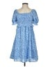 Shein 100% Polyester Blue Casual Dress Size 4 - photo 1