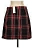 Francesca's Plaid Red Casual Skirt Size S - photo 2