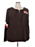 NFL 100% Cotton Brown Long Sleeve Top Size 4X - photo 1