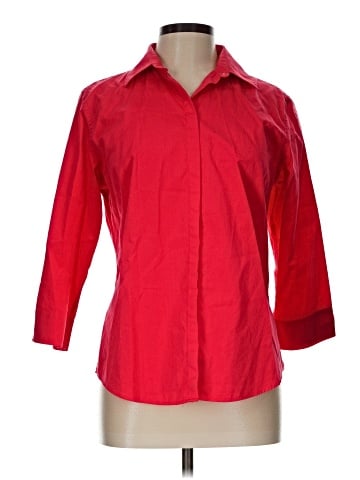 Faconnable 3/4 Sleeve Button-Down Shirt (view 1)
